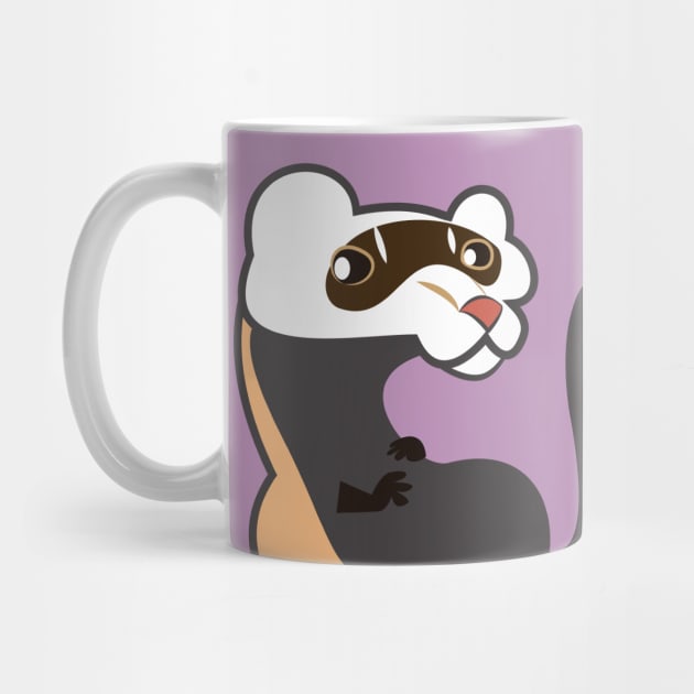 Steppe polecat Mustela eversmanni by belettelepink